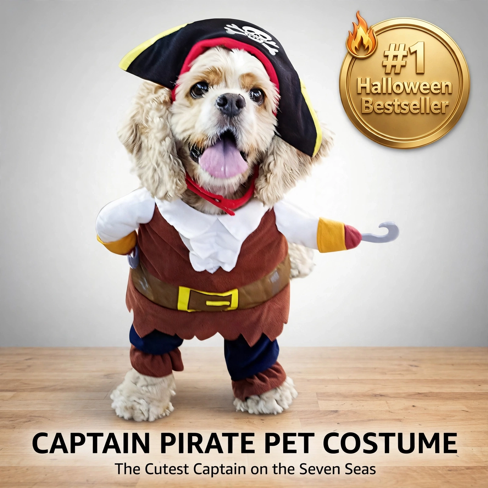 Captain Pirate Pet Costume